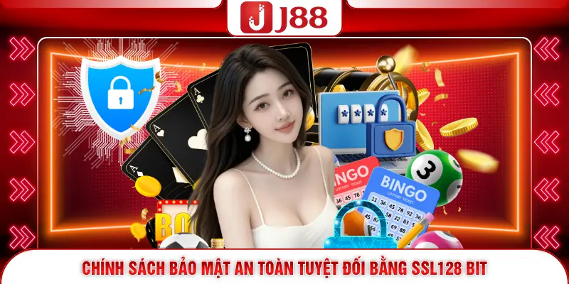 Chính sách bảo mật an toàn tuyệt đối bằng SSL128 bit