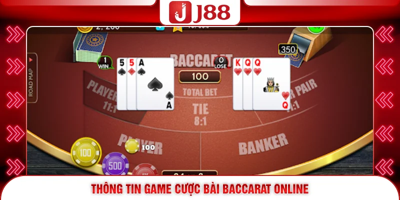 Thông tin game cược bài Baccarat online